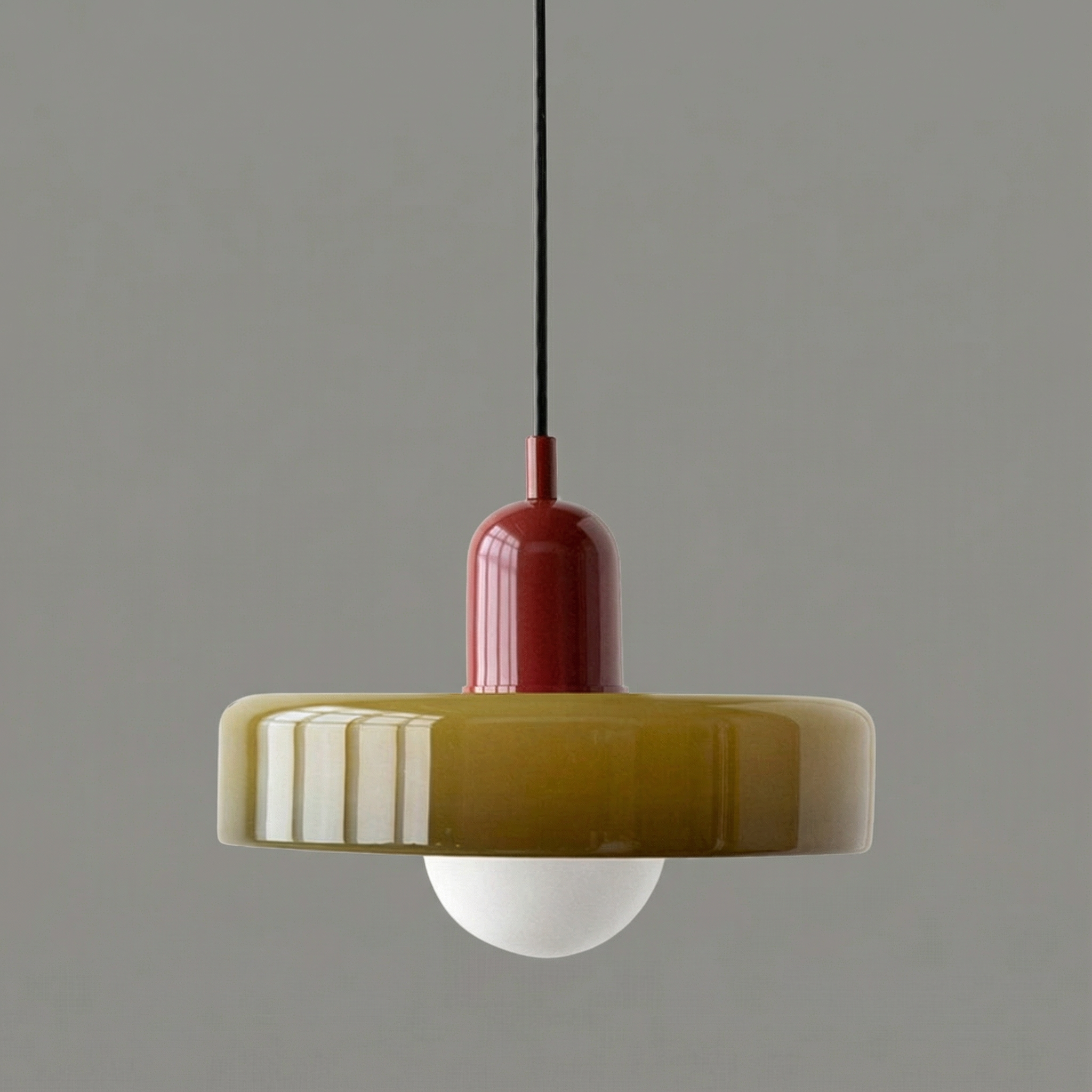Aurora Glass Elegant Contemporary Colored Glass Pendant Light
