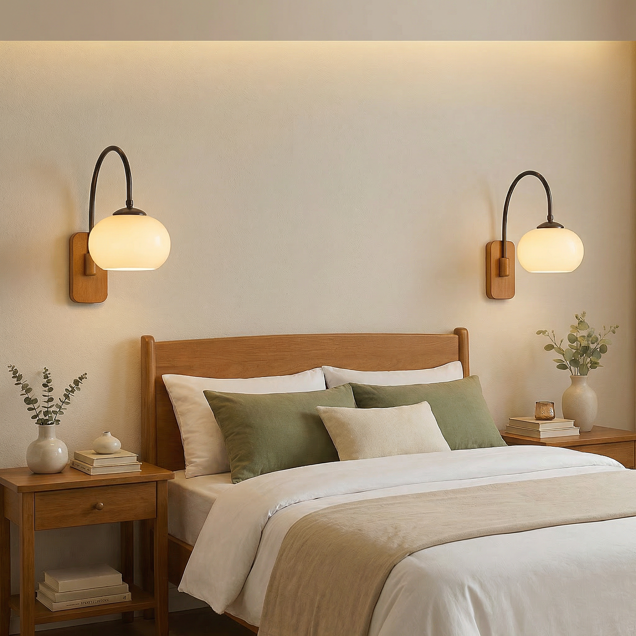 Nova Collection Rotatable Arm Wall Light Sconce With Warm LED For Modern Elegance